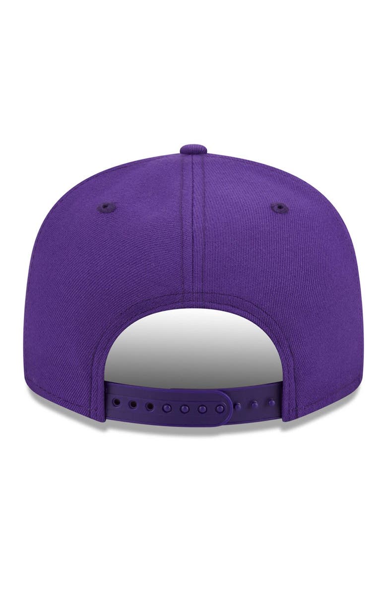 New Era Men's New Era Purple Los Angeles Lakers Gradient Undervisor 9FIFTY Snapback Hat, Alternate, color, 