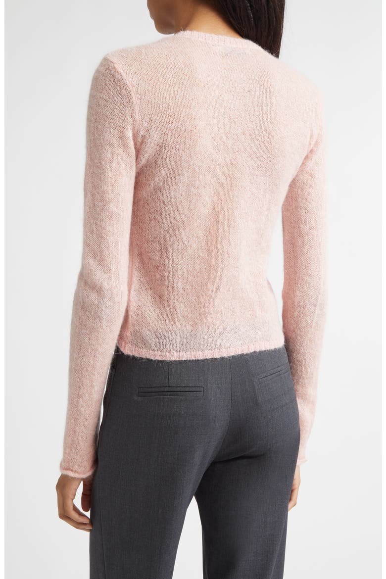 Tantal Mohair & Alpaca Blend Cardigan, Alternate, color, PINK