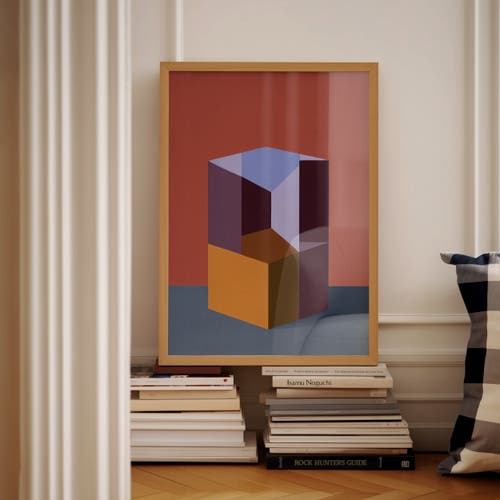 Forma Art Studio Form And Structure No. 07 Geometric Abstract Art Print In Multi