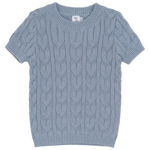 Soft Cotton Mixed Cable Knit Sweater (Toddler, Little Kid & Big Kid)