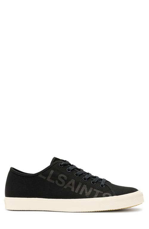 Shop Allsaints Biggy Low Top Sneaker In Black