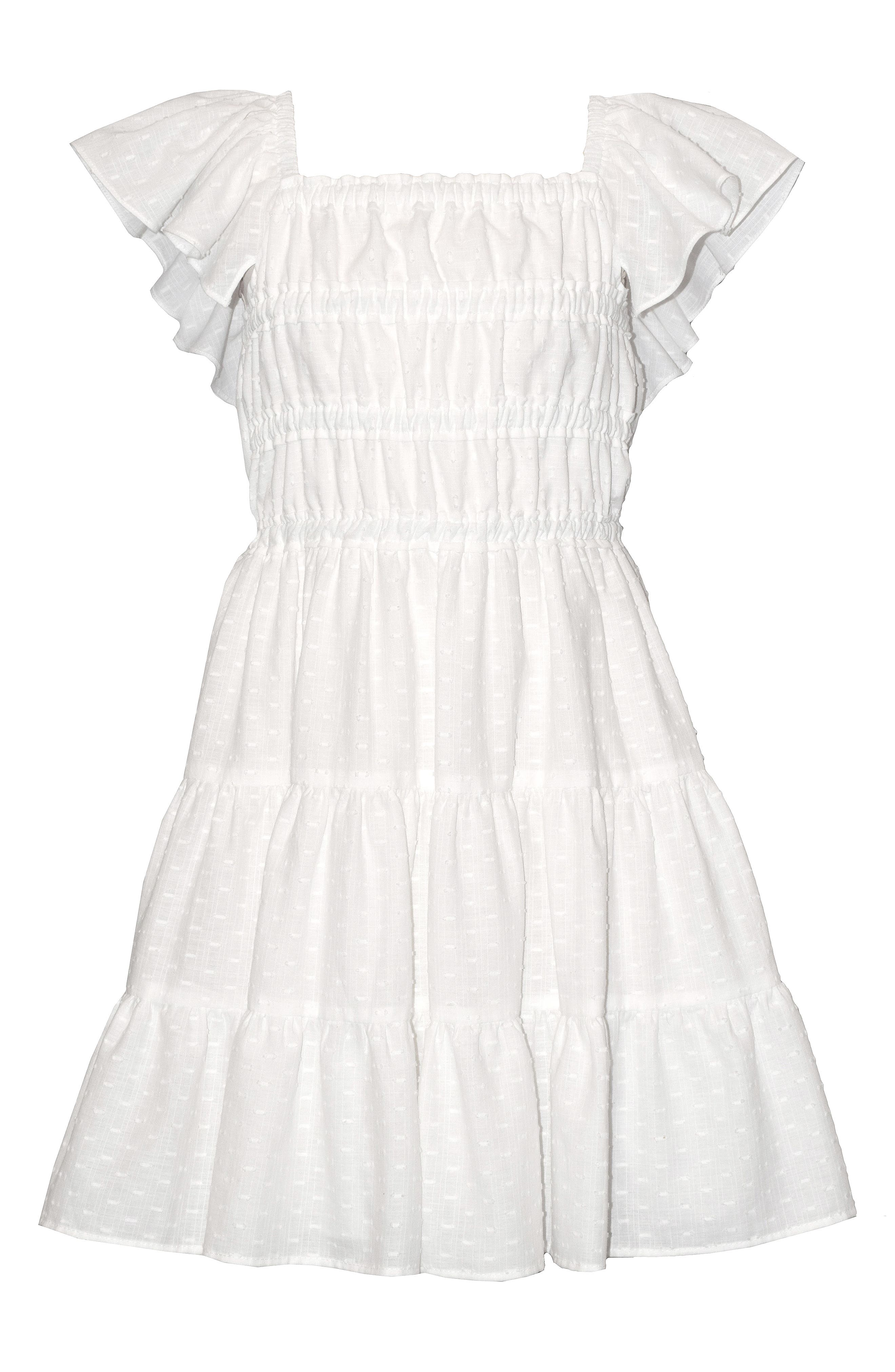 Iris & Ivy Kids' Angel Wing Cotton Dress