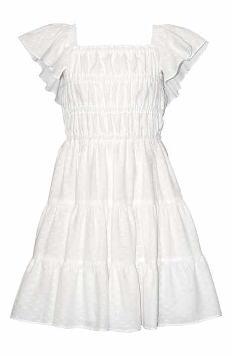 Iris & Ivy Kids' Angel Wing Cotton Dress