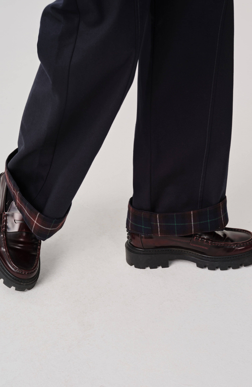 Leman Mercer Sloane Pant In Blue