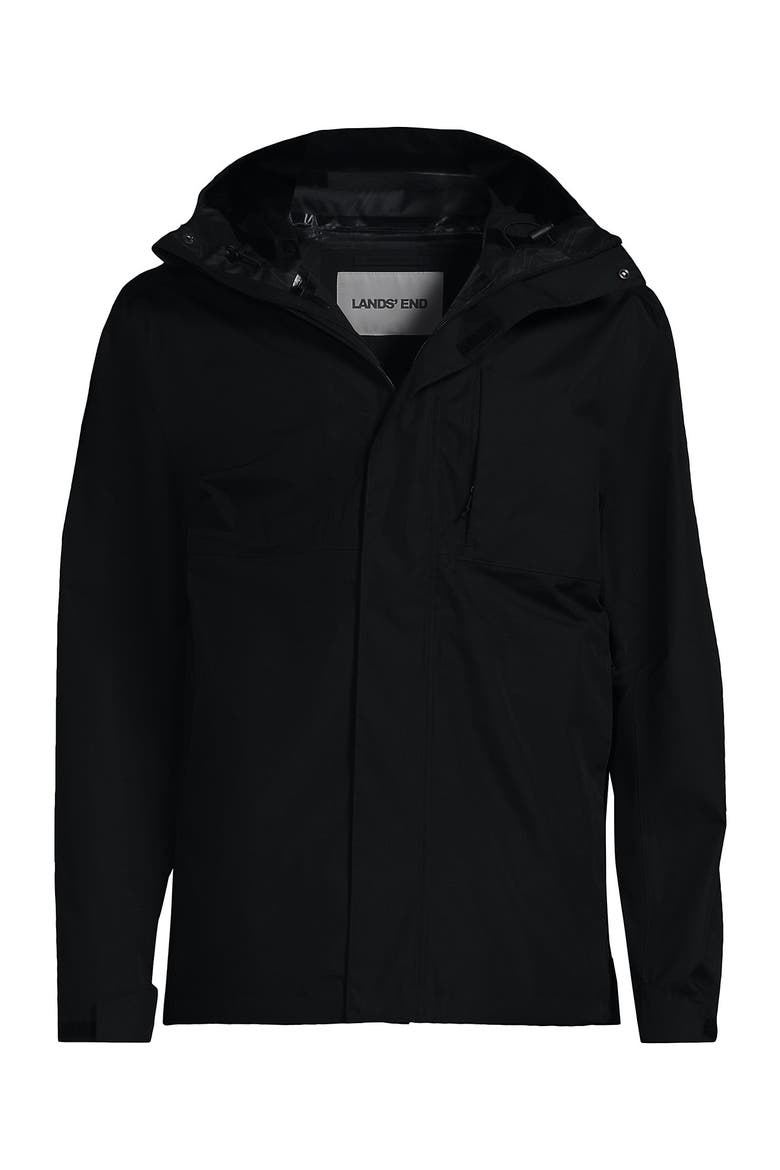 Waterproof Raincoat, Alternate, color, True Black