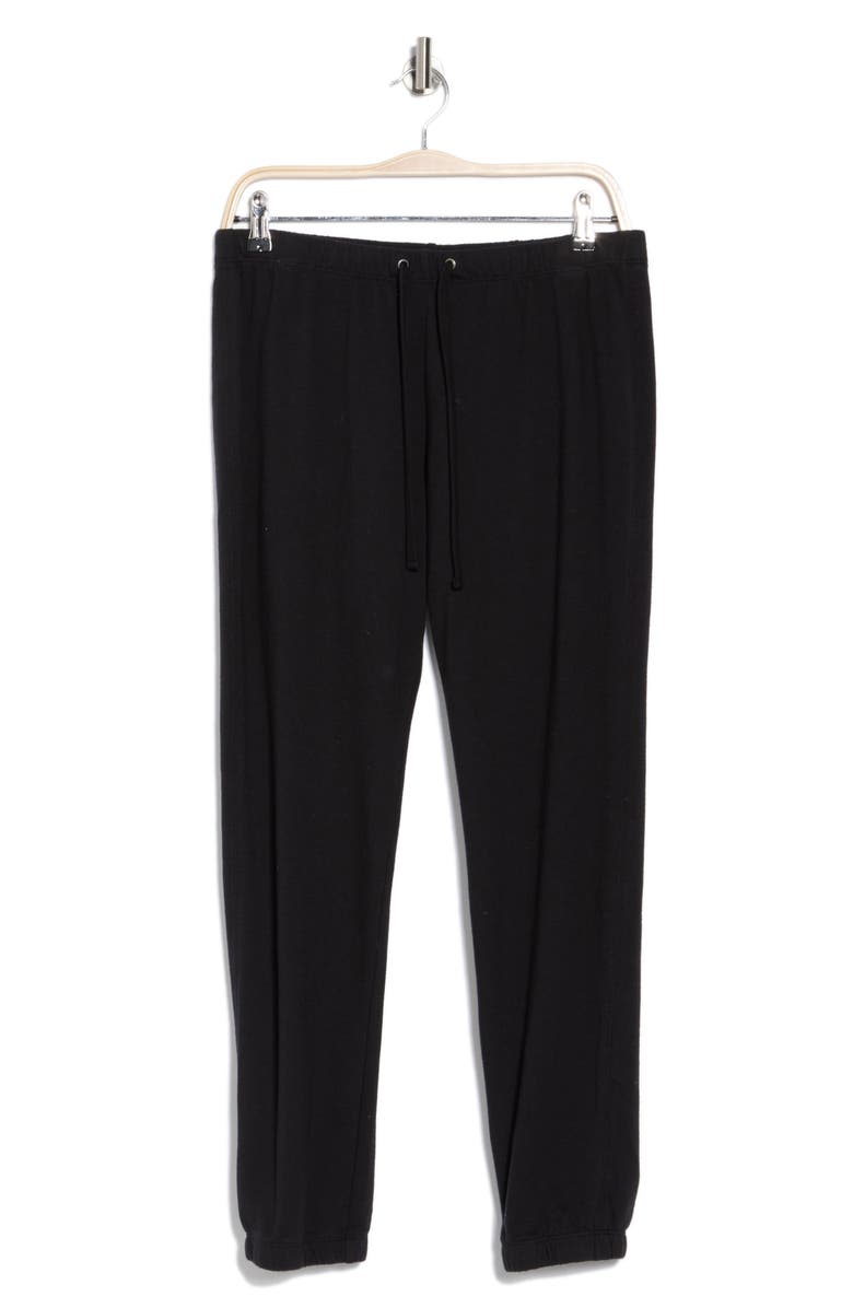 James Perse French Terry Joggers, Alternate, color, Black