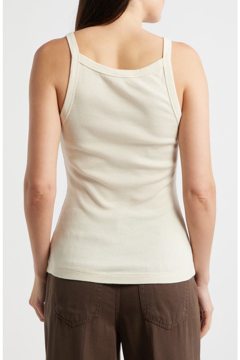 Ariel Cotton Rib Camisole, Alternate, color, CREAM