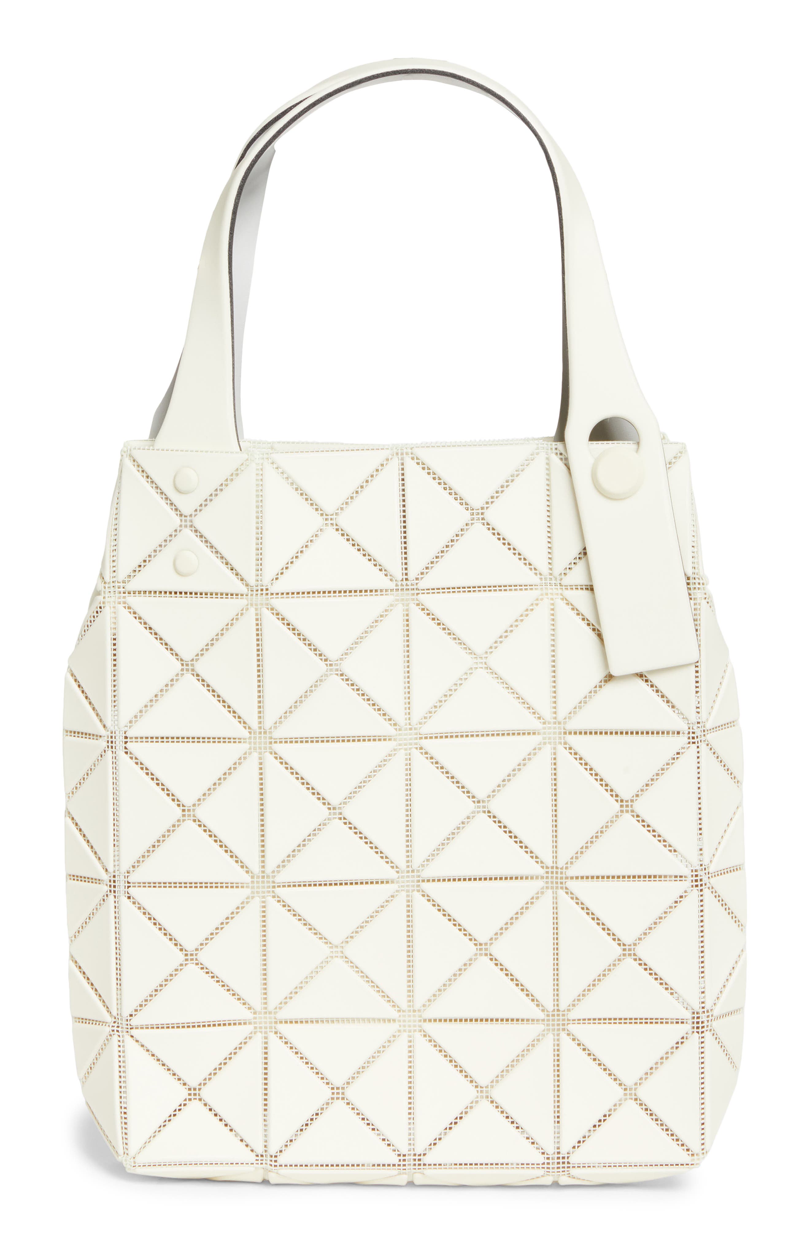 Bao Bao Issey Miyake Prism Plus Tote, Alternate, color, Ivory