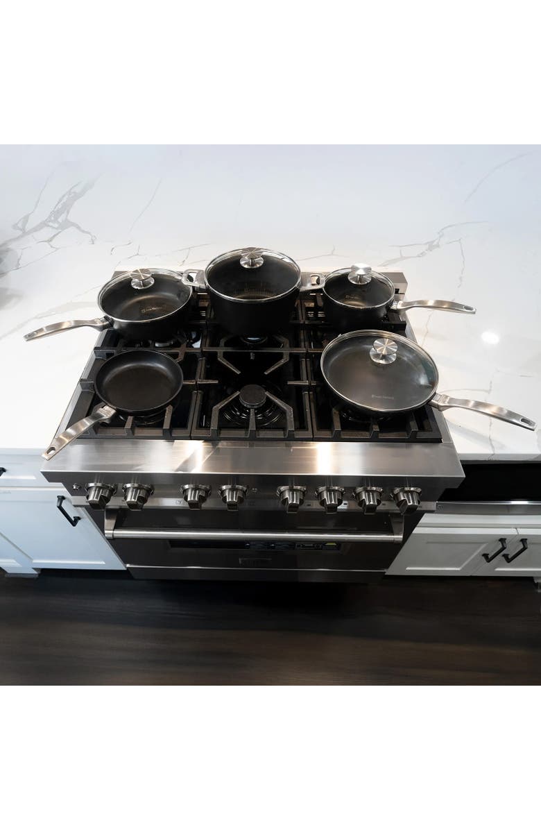 Swiss Diamond CHD Nonstick 9 Piece Cookware Set, Alternate, color, 