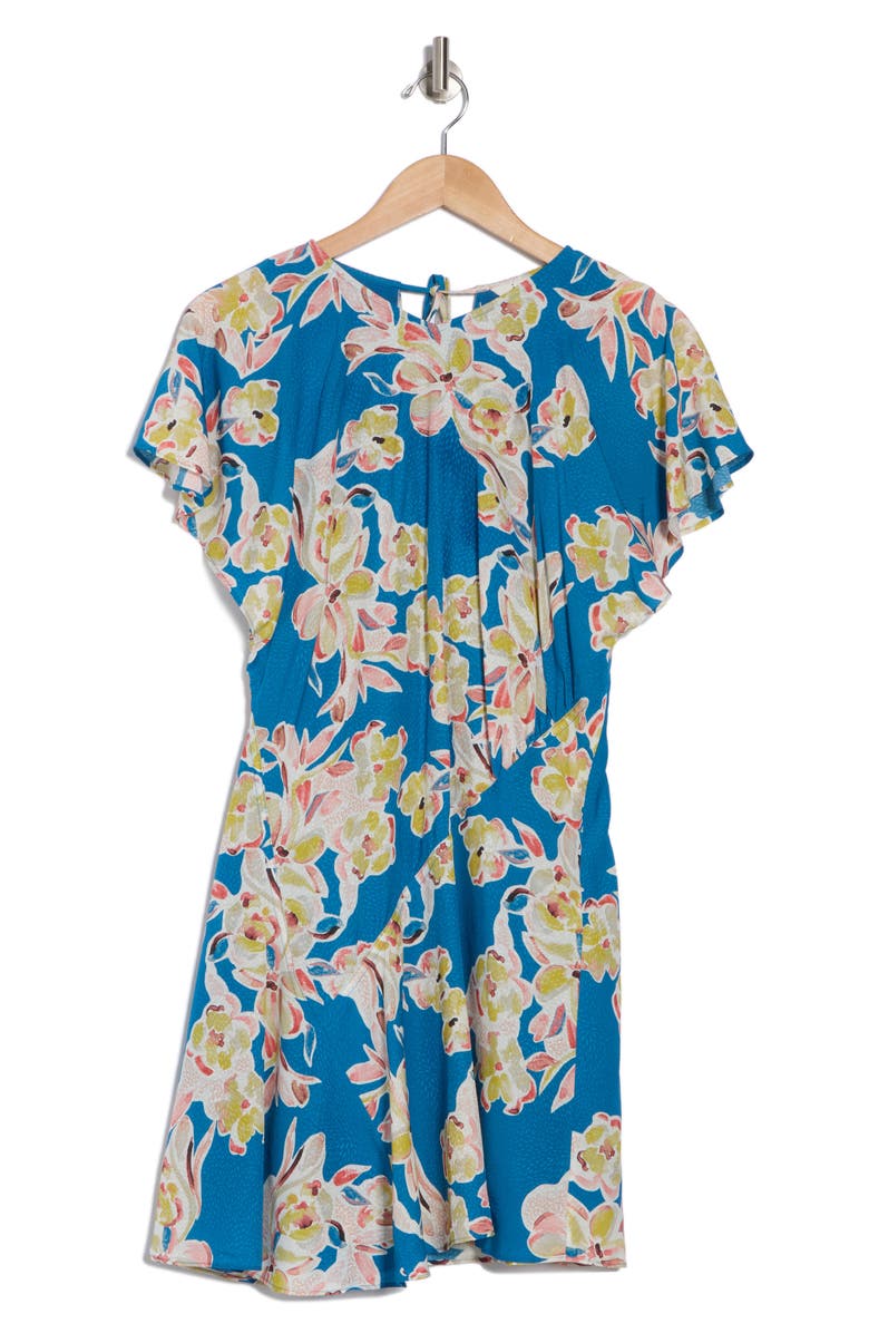 Joie Hunter Floral Shift Dress, Alternate, color, 