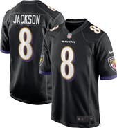 Nike Men's Nike Lamar Jackson  Black Baltimore Ravens Alternate Game Jersey