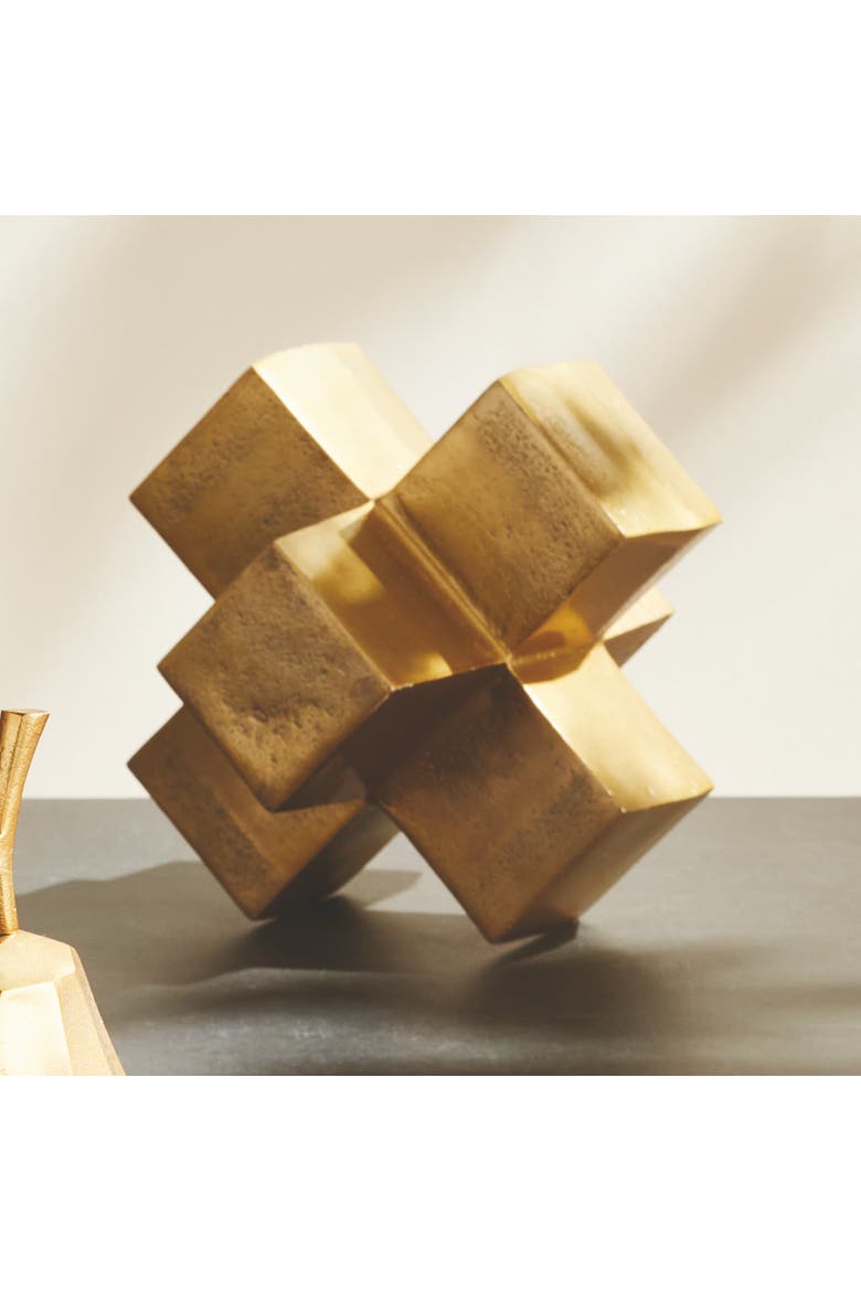 Jacques Sculpture Decorative Object, Alternate, color, Gold