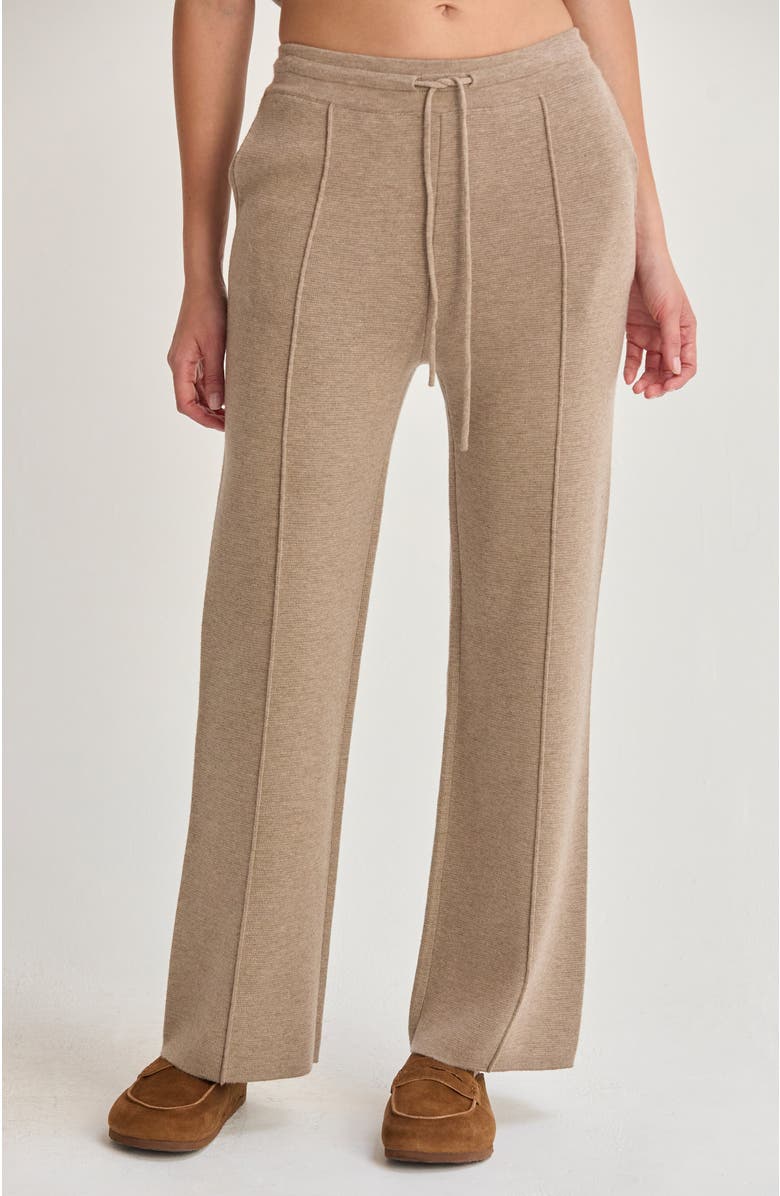 CRESCENT Lounge Sweater Knit Pants, Main, color, Taupe
