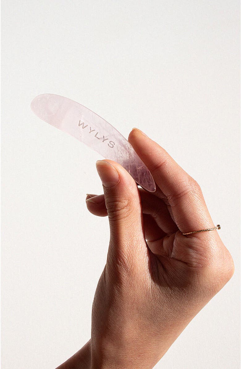 WYLYS Rose Quartz Spatula Facial Tool, Alternate, color, NO COLOR
