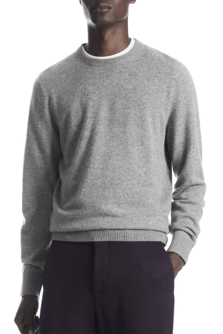 Regular Fit Cashmere Sweater, Main, color, GREY MEDIUM DUSTY