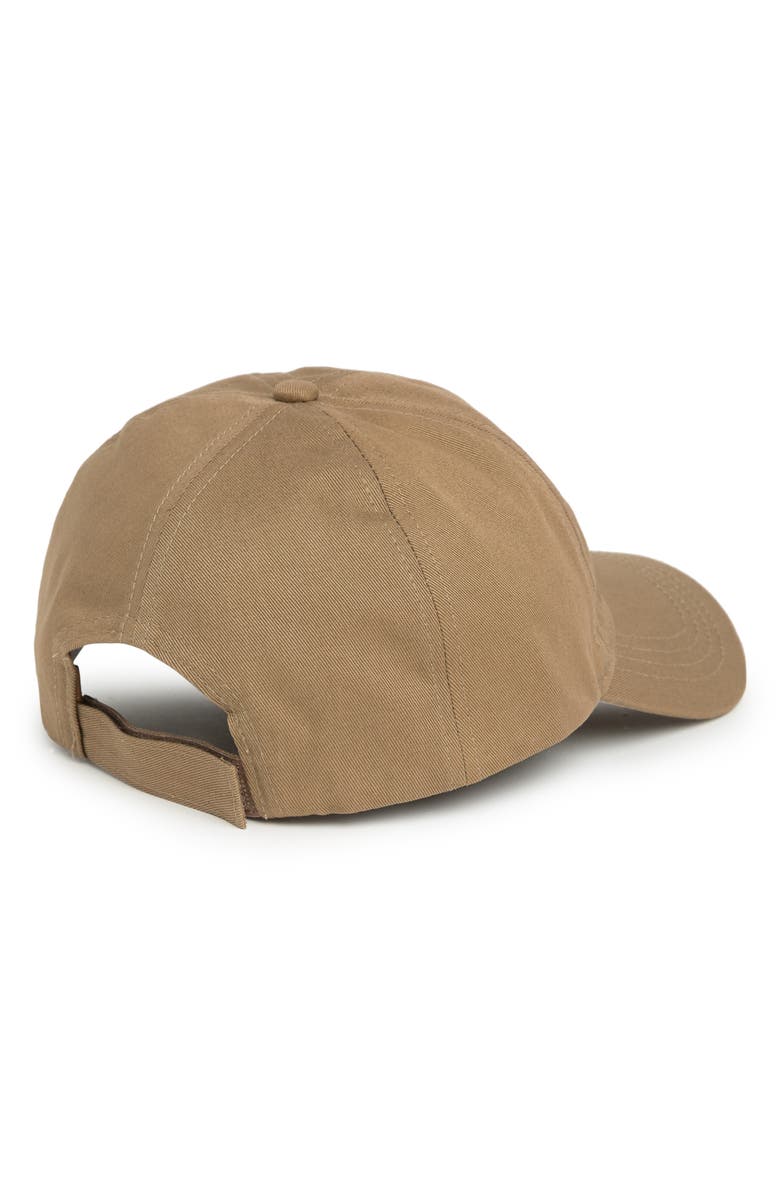 Ganni Organic Cotton Baseball Cap, Alternate, color,