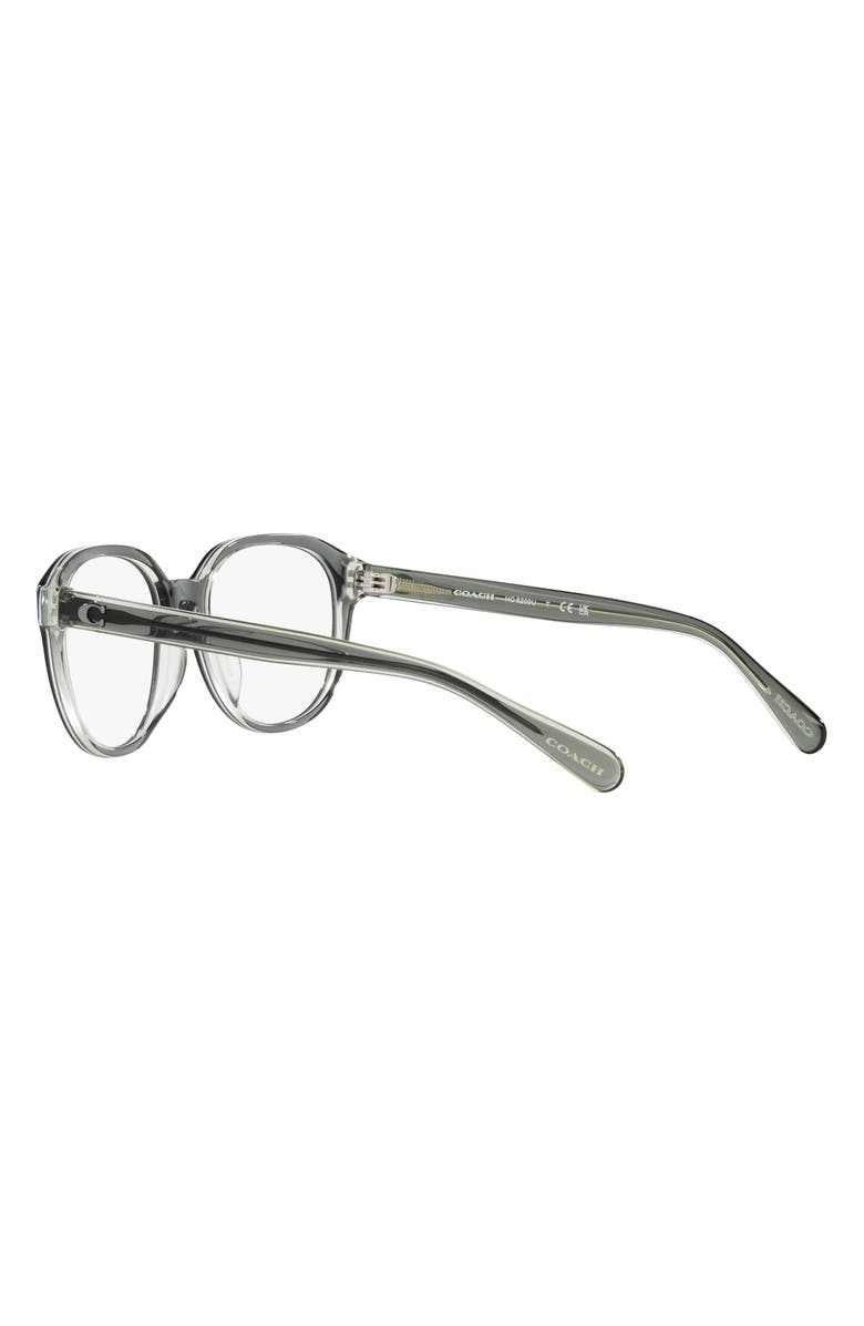 COACH 50mm Round Optical Glasses, Alternate, color, 