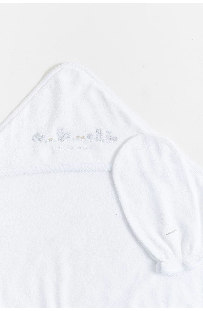 Babycottons Premium Peruvian Pima Cotton In The Woods Towel for Infant, Alternate, color, Grey