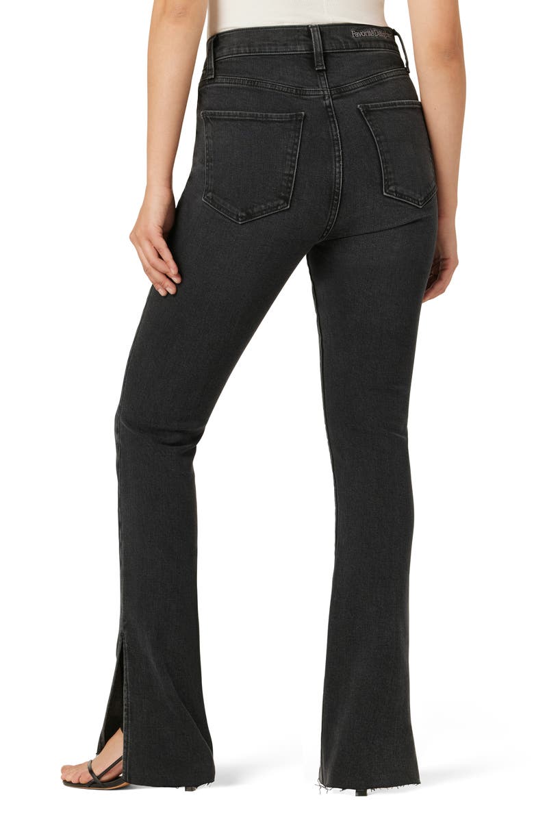 Favorite Daughter The Valentina Superhigh Waist Split Hem Jeans, Alternate, color, Boulder