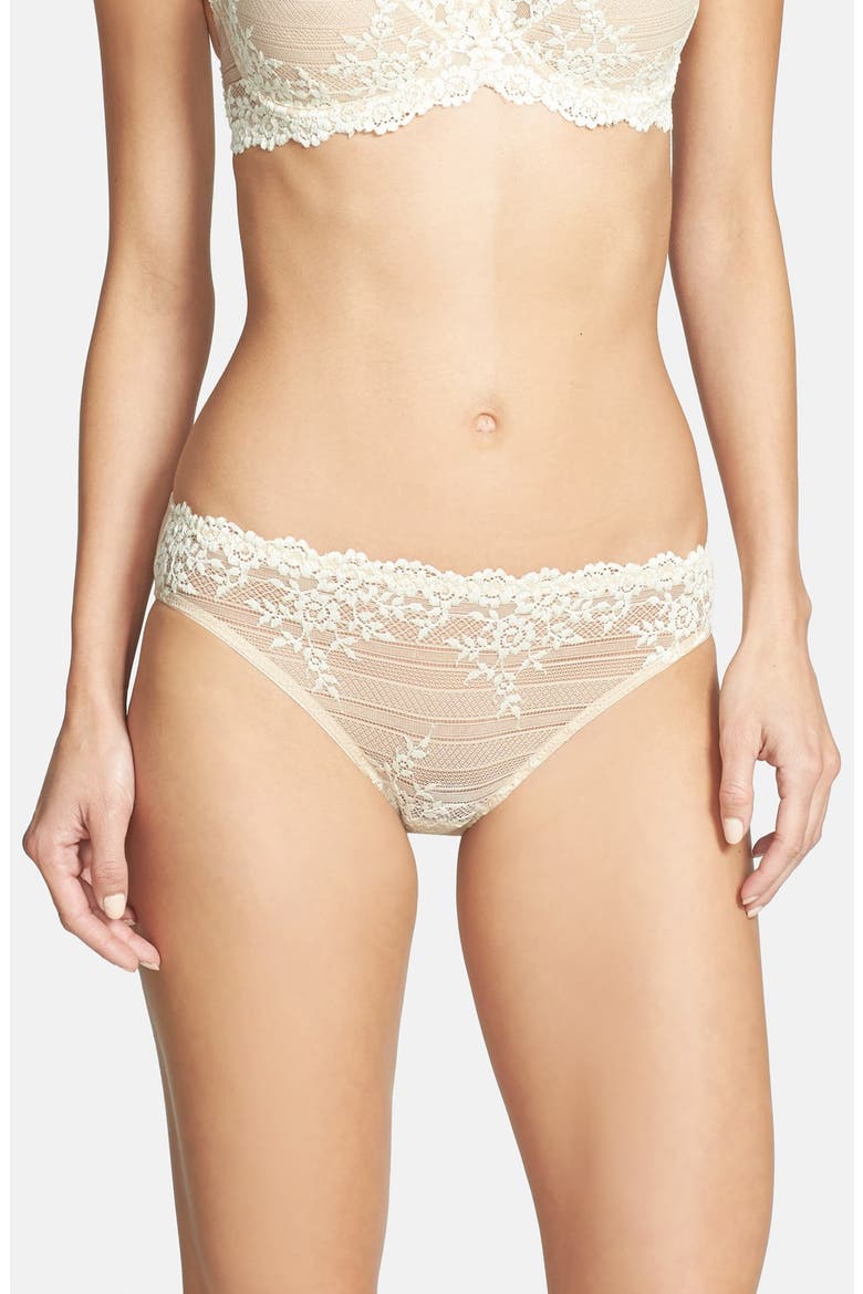 Embrace Lace® Bikini, Main, color, NATURALLY NUDE / IVORY