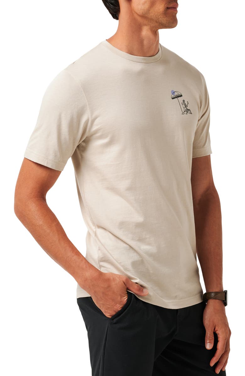 TravisMathew Vacation Graphic T-Shirt, Alternate, color, Italian Sand