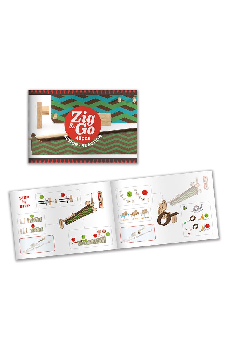 Djeco Zig & Go Big Boum Wall 48-Piece Construction Set, Alternate, color, Multi