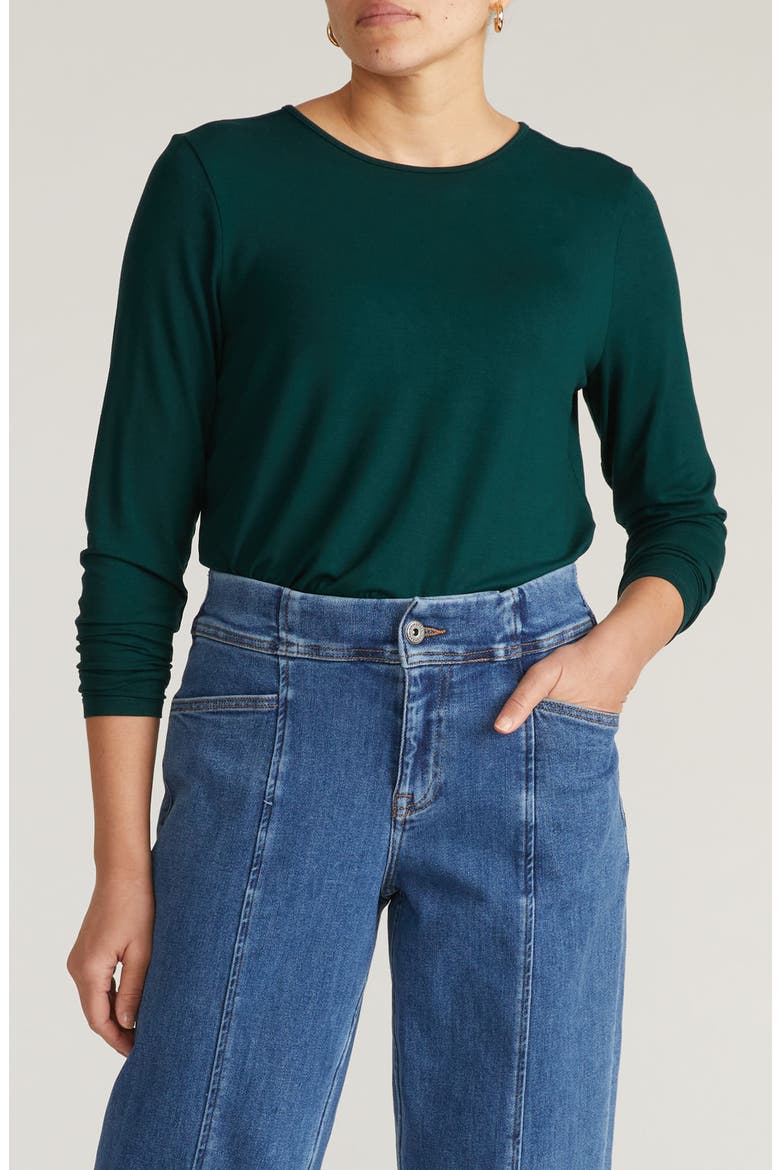 Joan Relaxed Fit T-Shirt, Main, color, FOREST GREEN