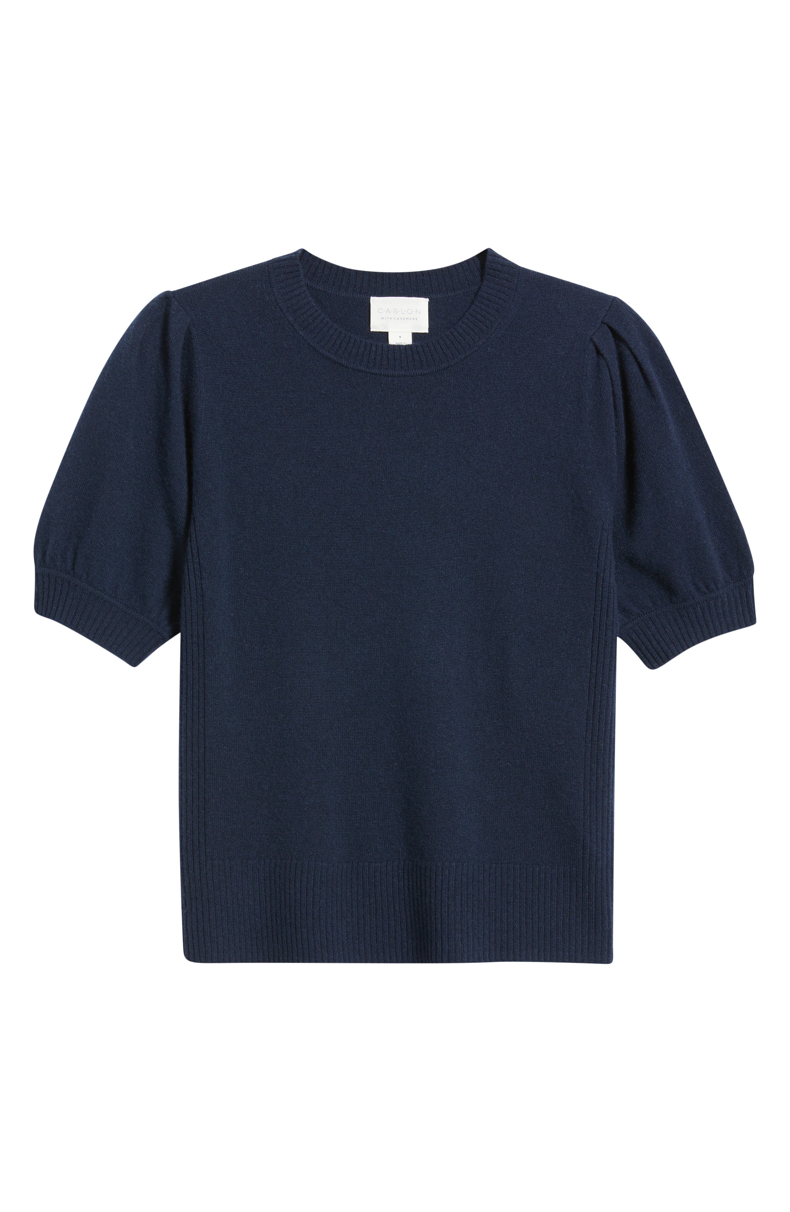 Женские Caslon® Puff Sleeve Wool & Cashmere Sweater — фото 6