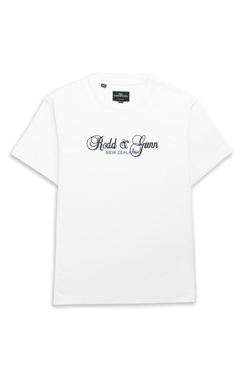 Rodd & Gunn Wendon Valley Embroidered Logo T-Shirt, Alternate, color, Snow