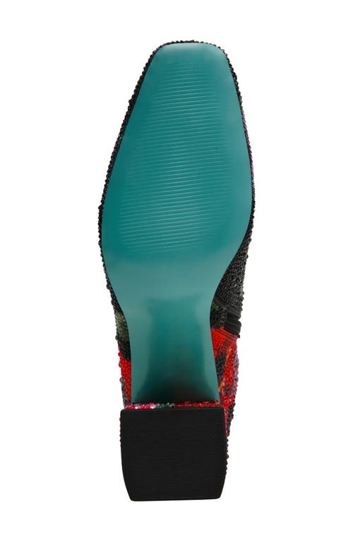 Betsey Johnson Avon Rhinestone Flower Knee High Boot In Multi