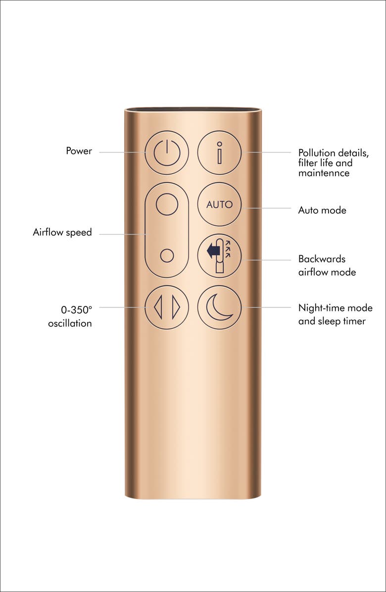 Dyson Purifier Cool Formaldehyde<sup>™</sup> TP09 Purifing Fan - White/Gold, Alternate, color,