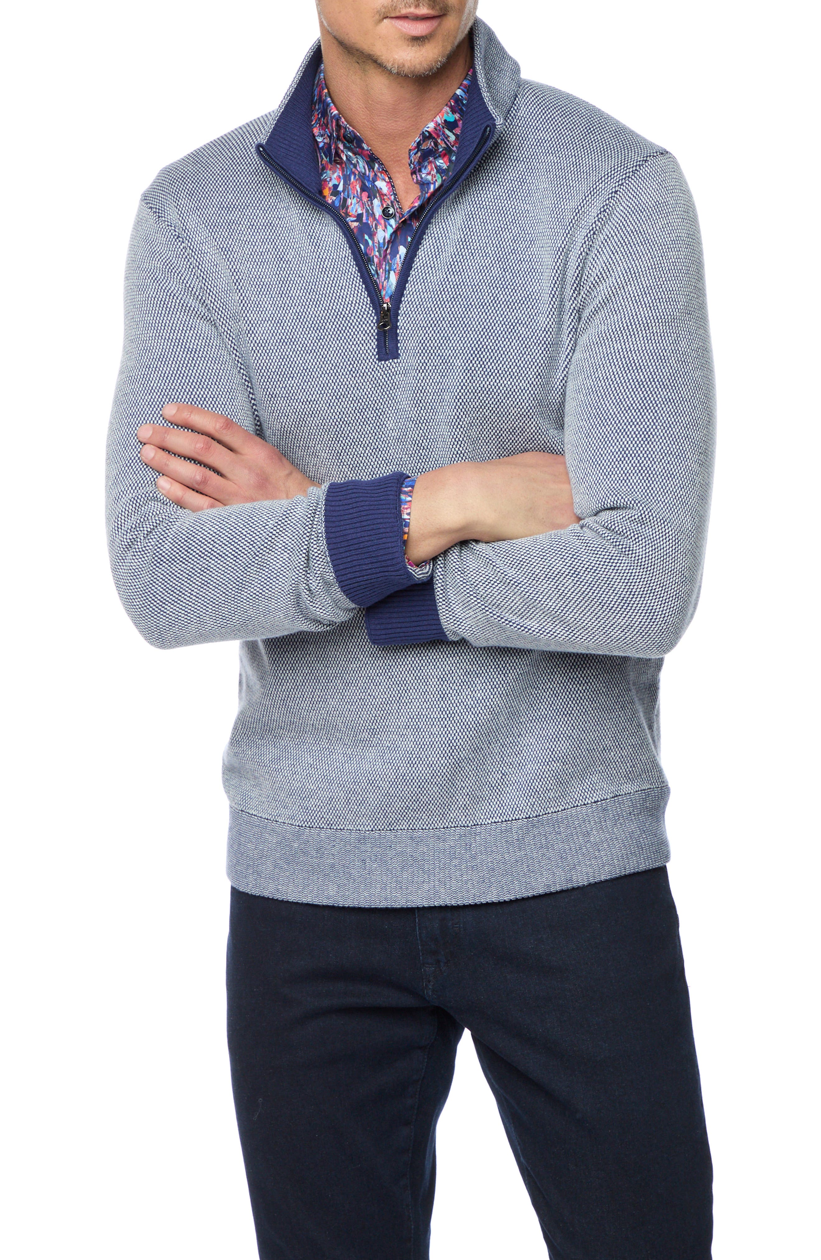 Robert Graham Shane Quarter Zip Pullover