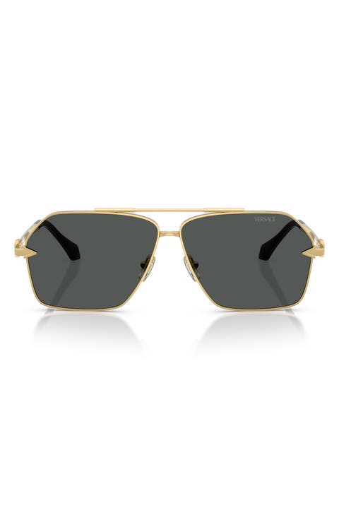 63mm Pilot Sunglasses