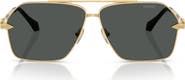 Versace 63mm Pilot Sunglasses