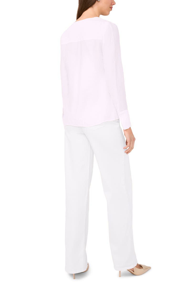 Halogen<sup>®</sup> Tie Front Top, Alternate, color, Bright White