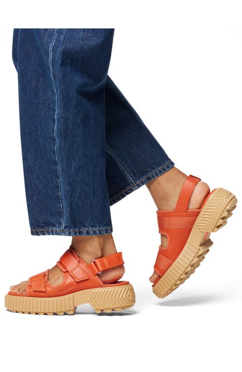 Sorel Ona Ave Slingback Platform Sandal In Tuscan/aura