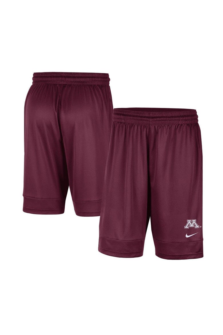 Men's Nike Maroon Minnesota Golden Gophers Fast Break Team Performance Shorts, Alternate, color, Maroon