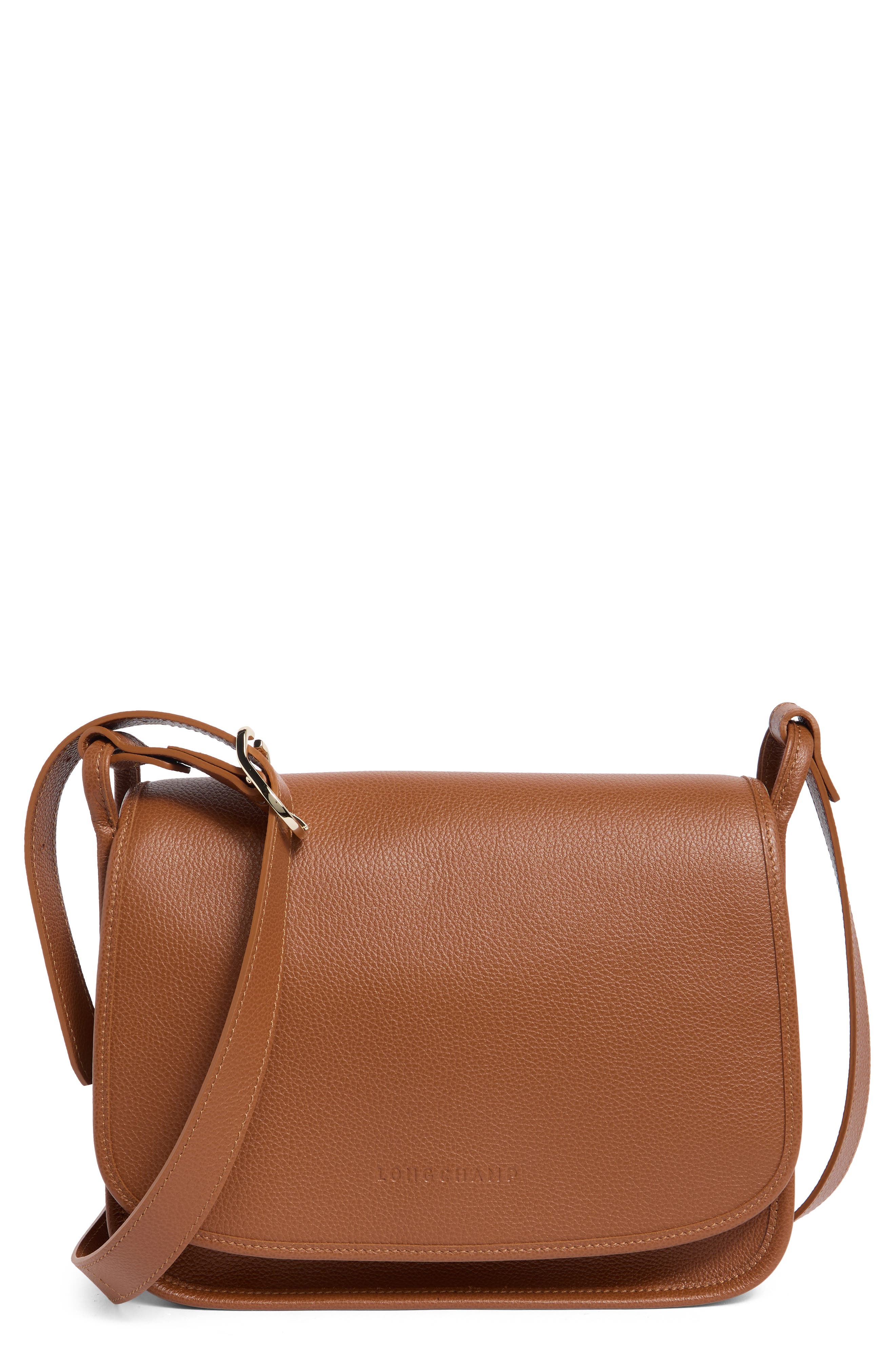 Large Le Foulonné Leather Crossbody Bag