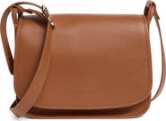Longchamp Large Le Foulonné Leather Crossbody Bag