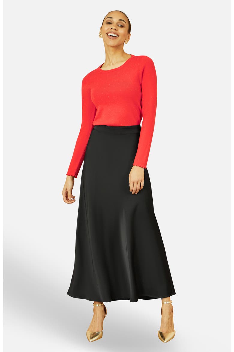 Sparkle Knit Jumper, Alternate, color, Red