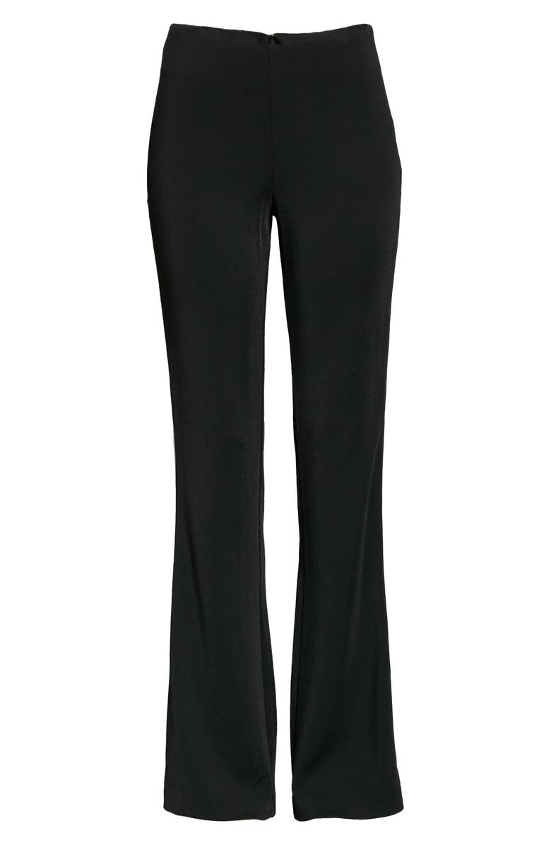 Area Crystal Stripe Flare Pants, Alternate, color, 
