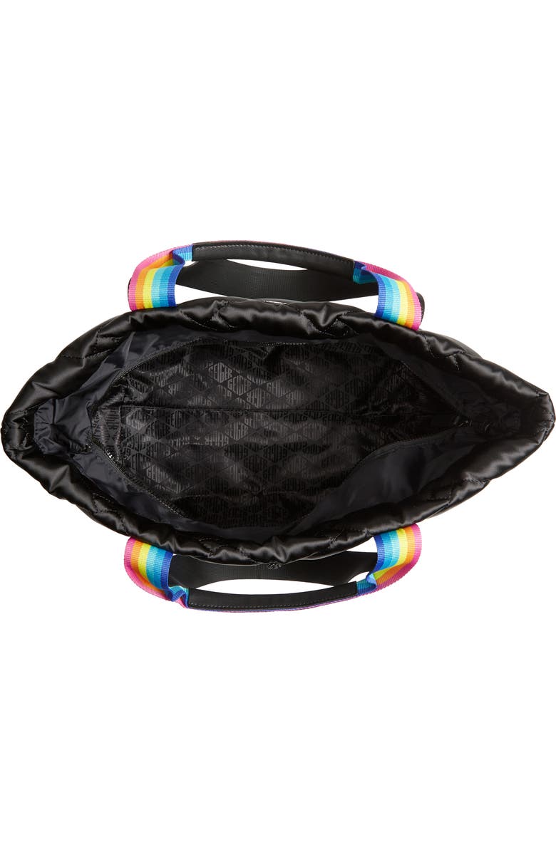 Kurt Geiger London Quilted Shopper, Alternate, color, Black