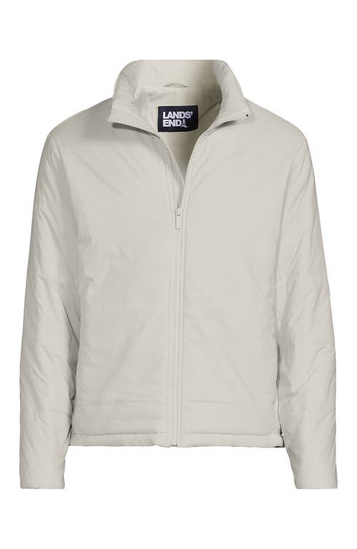 Lands' End Wanderfree Insulated Jacket In Light Stone