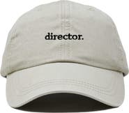 Dalix Director Embroidered Low Crown Cap