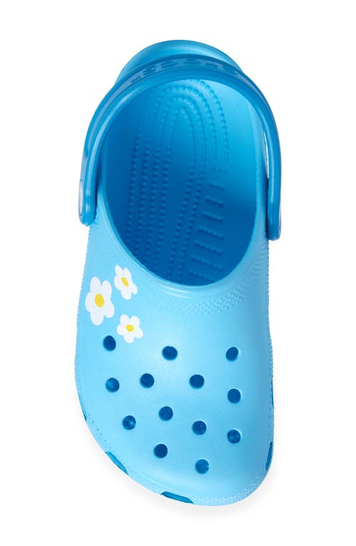 Crocs Kids' Daisy Classic Clog In Tinted Glass