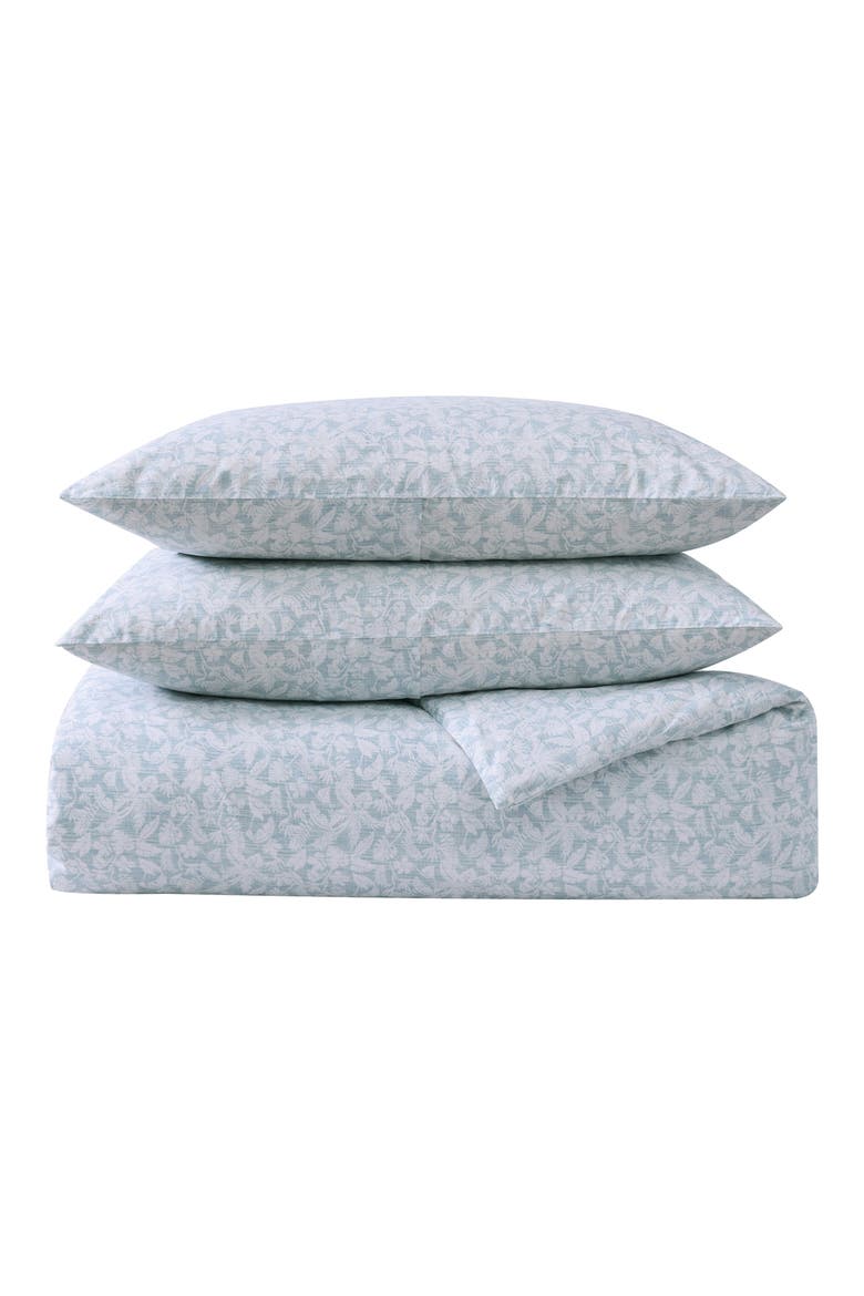 Costa Blanca Duvet Cover & Sham Set, Alternate, color, BLUE SKY
