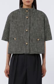Max Mara Farneto Alpaca, Wool & Silk Knit Cape