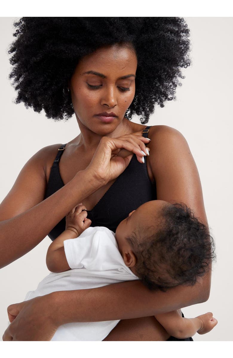 HATCH The Everyday Nursing Bra, Alternate, color, Black