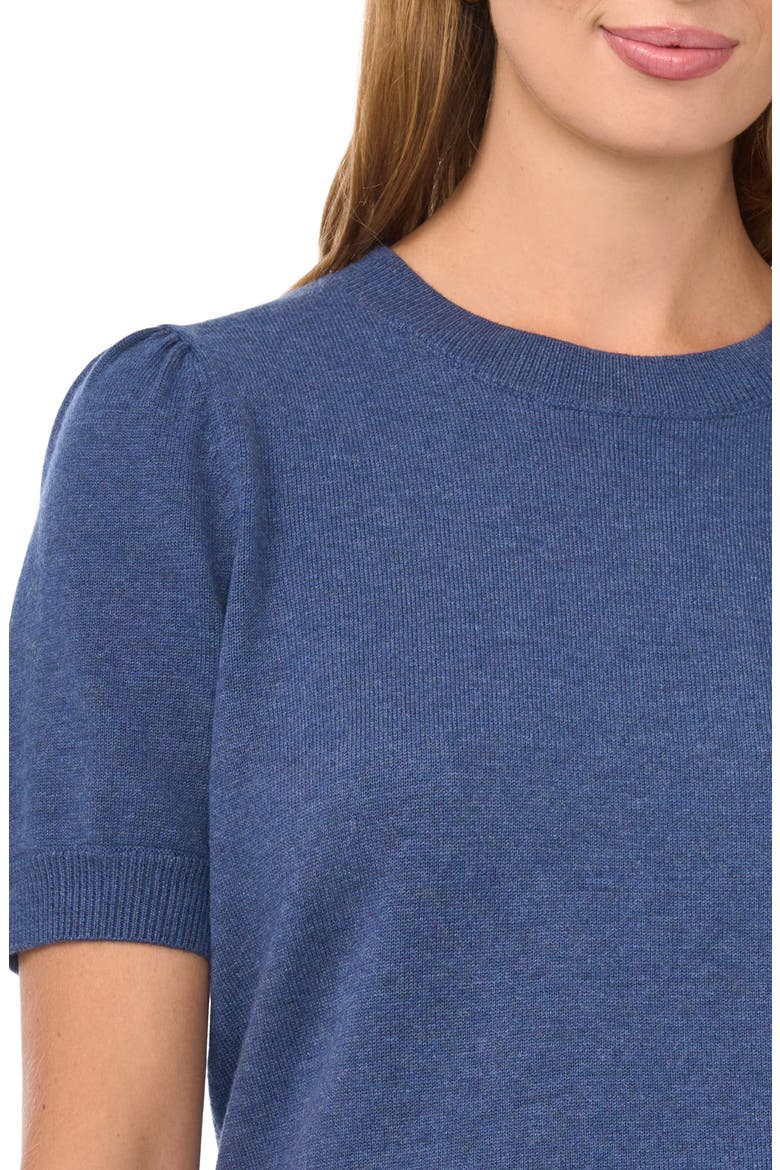 Puff Sleeve Sweater, Alternate, color, BLUEBERRY SMOKE