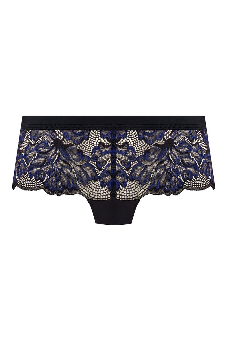 Emmaline Lace Boyshorts, Alternate, color, MIDNIGHT
